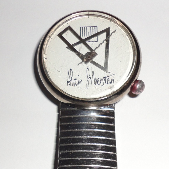 ALAIN SILBERSTEIN VINTAGE DESIGNER KLOK WATCH Alain Silberstein Klok Classic Watch Golf Made In Hong Kong  main image 4